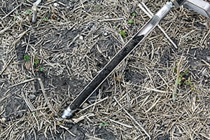 Soil testing probe