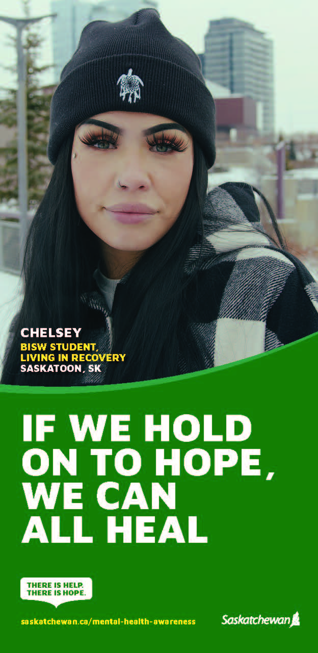 Testimonial from "Chelsey," a woman living in recovery.