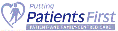 Logo for Putting Patients First - Patient and Family Centred Care in Saskatchewan