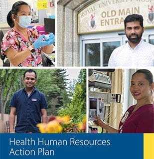 Health Human Resources Action Plan cover page