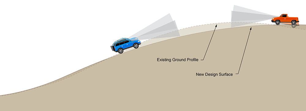 Sightline Improvements on Hill Between Llewellyn Road and Freeborn Road  