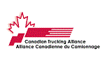 Red maple leaf with the words Canadian Trucking Alliance