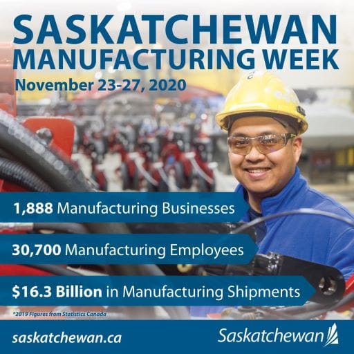 Saskatchewan Celebrates Manufacturing Week News and Media