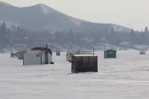 Ontario anglers encouraged to remove ice fishing huts earlier as conditions  deteriorate - Cottage Life