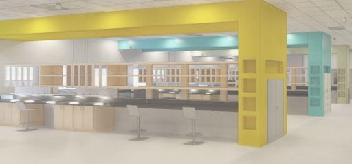 Rendered design image of the new Research, Exhibits and Collection Facility.