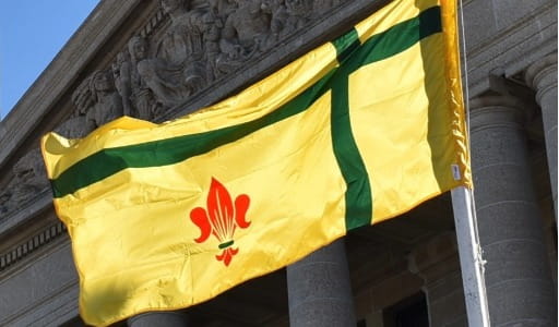Image of a yellow flag with green and red symbols flying at the Legislature. The Government of Saskatchewan joined students, community leaders, and Francophone organizations at the Saskatchewan Gallery today to celebrate Les Rendez-vous de la Francophonie and recognize the vitality of French language and culture in our province.
