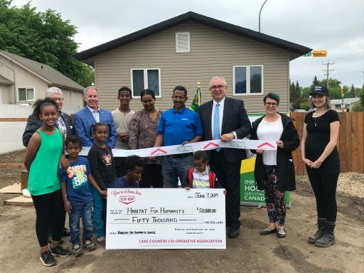 Local Family Receives Keys To Habitat For Humanity Home With Support From Governments Of Canada And Saskatchewan
